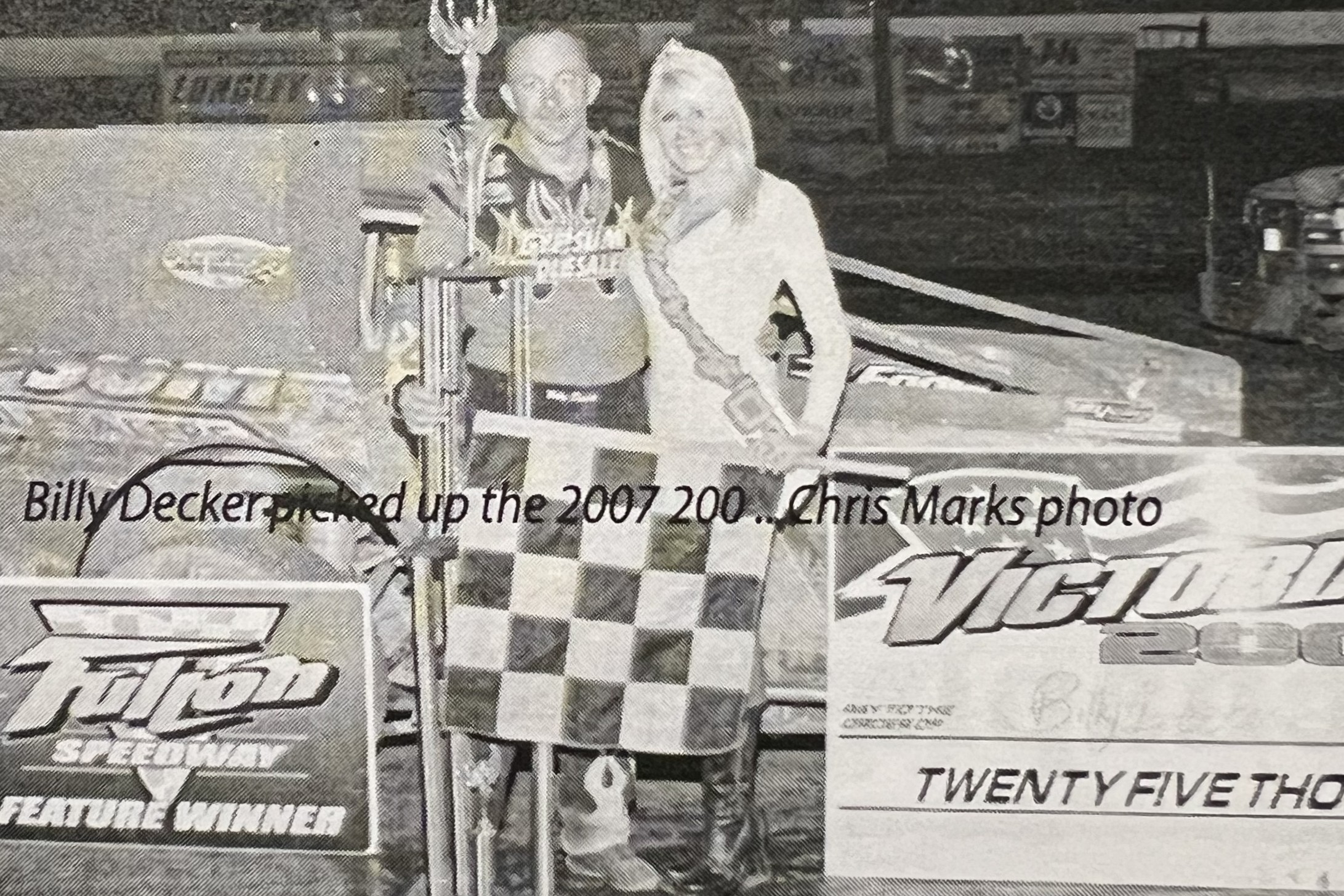 Victory Lane Photo